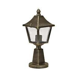 Luminaria de zócalo TYPE NO 0540 angular E27 IP44, negro regulable