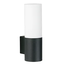 Luminaria de pared para exteriores TYPE NO 0377 E27 IP54, negro regulable