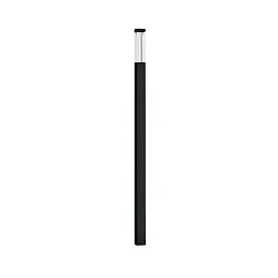 Luminaria de pie para exteriores TYPE NO 0868 asimétrico IP54, negro, transparente regulable
