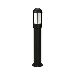 Luminaria para balizas TYPE NO 2015 cilíndrico E27 IP44, negro mate regulable