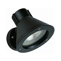Proyector para exteriores TYPE NO 2155 giratorio E27 IP54, negro mate regulable