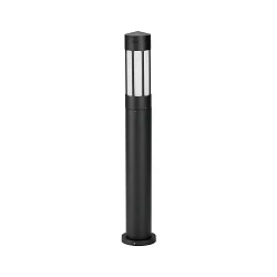 Luminaria para balizas TYPE NO 2249 cilíndrico E27 IP44, negro mate regulable