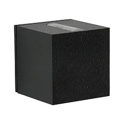 Proyector para exteriores TYPE NO 2370 Arriba-Abajo, angular IP44, negro mate 