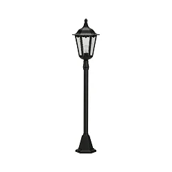 Luminaria de caminos TYPE NO 4142 de 1 llama, angular E27 IP23, negro regulable