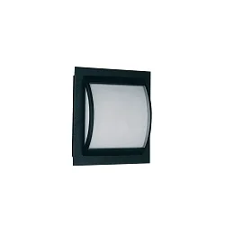 Luminaria de pared y techo TYPE NO 6202 grande E27 IP44, negro mate regulable