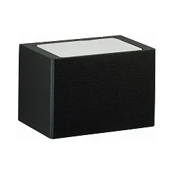 Luminaria de pared para exteriores TYPE NO 6367 Arriba-Abajo, corto IP44, negro mate regulable