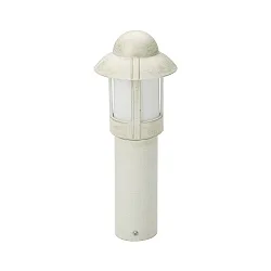 Luminaria de zócalo TYPE NO 0531 lang, con tapa E27 IP44, dorado, blanco regulable