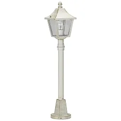 Luminaria de caminos TYPE NO 4128 angular E27 IP44, dorado, blanco regulable