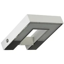 Luminaria de pared para exteriores TYPE NO 0219 angular, giratorio IP54, blanco regulable