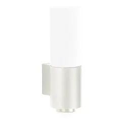 Luminaria de pared para exteriores TYPE NO 0278 regulable, con detector de movimiento IP54, blanco mate regulable