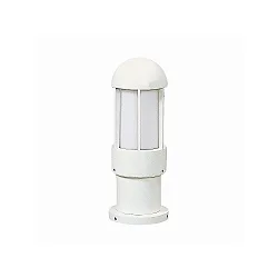 Luminaria de zócalo TYPE NO 0521 cilíndrico E27 IP44, blanco regulable