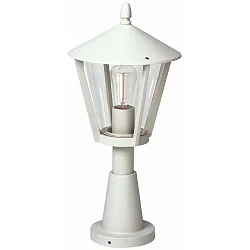 Luminaria de zócalo TYPE NO 0529 E27 IP44, blanco regulable