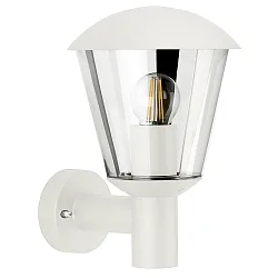Luminaria de pared para exteriores TYPE NO 1854 resistente a los impactos E27 IP54, blanco regulable