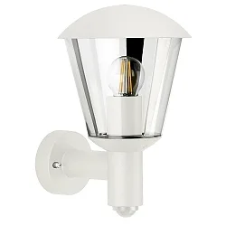 Luminaria de pared para exteriores TYPE NO 1854 resistente a los impactos, con detector de movimiento E27 IP54, blanco regulable
