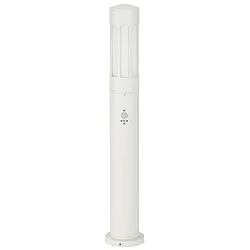 Luminaria para balizas TYPE NO 2249 cilíndrico, con detector de movimiento E27 IP44, blanco regulable