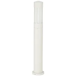 Luminaria para balizas TYPE NO 2249 cilíndrico E27 IP44, blanco mate regulable