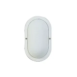 Luminaria de pared y techo TYPE NO 6037 E27 IP44, blanco mate regulable