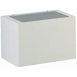 Luminaria de pared para exteriores TYPE NO 6367 Arriba-Abajo, corto IP44, blanco mate 