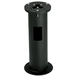 Zócalo empotrado en tierra TYPE NO 0010 / Ø 15CM pequeño, mecánico, negro