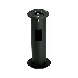 Zócalo empotrado en tierra TYPE NO 0011 / Ø 23CM grande, mecánico, negro