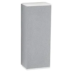 Luminaria de pared TYPE NO 2491 dos caras GU10 IP44, plata, transparente regulable