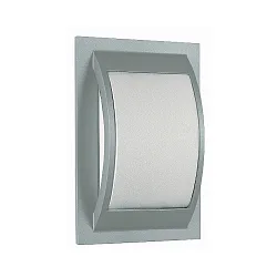 Luminaria de pared y techo TYPE NO 6199 pequeño E27 IP44, plata mate regulable