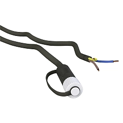Cable de conexión PLUG-N-PLAY doble, con cable abierto, negro 250cm