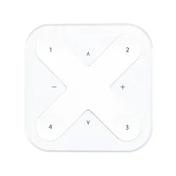 Panel de control de pared con Bluetooth CASAMBI XPRESS 8 veces, programable, con batería, blanco