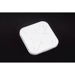 Panel de control de pared con Bluetooth CASAMBI XPRESS controlable por Bluetooth, 8 veces, programable, con batería, blanco