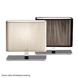 Luminaria de mesa LT CLAVIUS XP E14 IP20, cromo, blanco regulable