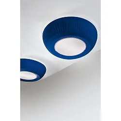 Luminaria de techo BELL 060 E27 IP20, azul regulable
