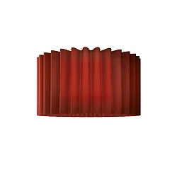 Luminaria de techo PL SKIRT 150 E27 IP20, rojo, blanco regulable