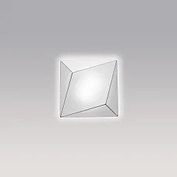 Luminaria de pared y techo PL UKIYO P E27 IP20, blanco regulable