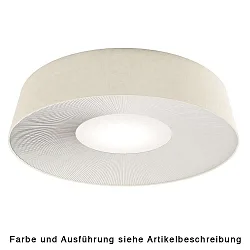 Luminaria de techo PL VELVET 100 E27 IP20, beige, blanco regulable