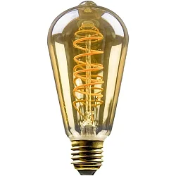 Filamento luminoso ST64 E27 4,8W 380lm 2200K 300° regulable