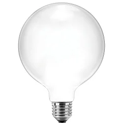 Blulaxa LED Filament Lamp Globe RETRO opal, 9,5cm, 300°, E27, warmwhite, glass, 7W