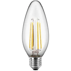 Filamento luminoso en forma de vela C35 conmutable E27 4,5W 470lm 2700K 300° CRI > 90 