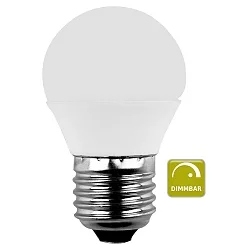 Lámpara Globe G45 regulable E27 5,5W 470lm 2700K 160° CRI >80 regulable