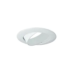 Blulaxa Bajonett Mounting frame for LED Reflector cutting out: 68 mm, round, adjustable, incl. 1x GU10 socket, white