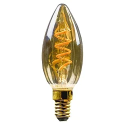 Filamento luminoso en forma de vela C35 conmutable E14 2,5W 125lm 1800K 300° CRI > 80 