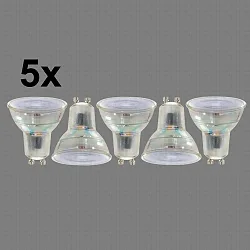 Lámpara de reflectores GU10 juego de 5 GU10 4W 345lm 2700K 36° CRI > 80 