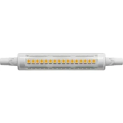 Lámpara de barra LED R7s 118mm R7s 8W 1100lm 3000K 300° CRI >80 