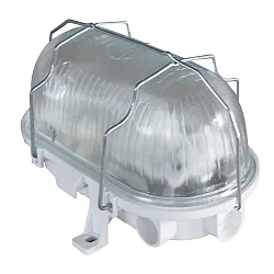 Luminaria para locales húmedos BASIS oval E27 IP44, blanco
