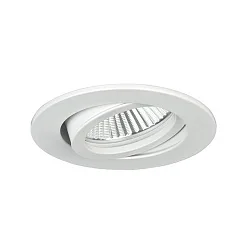 recessed spotlight TIRREL-R GX5.3 / MR16 round, swivelling GX5,3 IP20, white matt dimmable