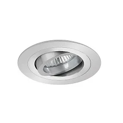Luz downlight redondo, giratorio GX5,3 IP20, aluminio mate regulable