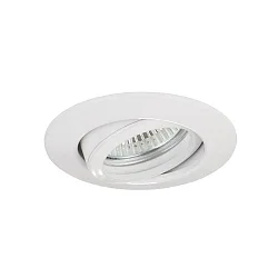 Luminaria empotrable redondo, giratorio GX5,3 IP20, blanco regulable
