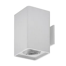 Luminaria de pared QUIBIC Arriba-Abajo, angular, directa, indirecta IP20, blanco 