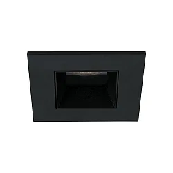 Luminaria empotrable, brillante, negro, transparente 9,2W 840lm 4000K 20-40° 20-40° CRI 80-89