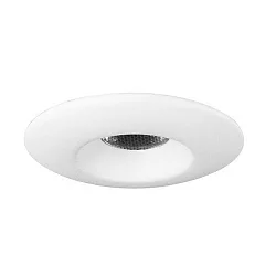 LED light point, IP44, Ø 3.25cm, Plug&Play 350mA, 1.2W 3000K 70lm 30°, white