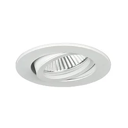 Luminaria empotrable PAYTON-R redondo, giratorio LED IP20, blanco regulable 3W 290lm 2700K 38° 38° CRI 80-89